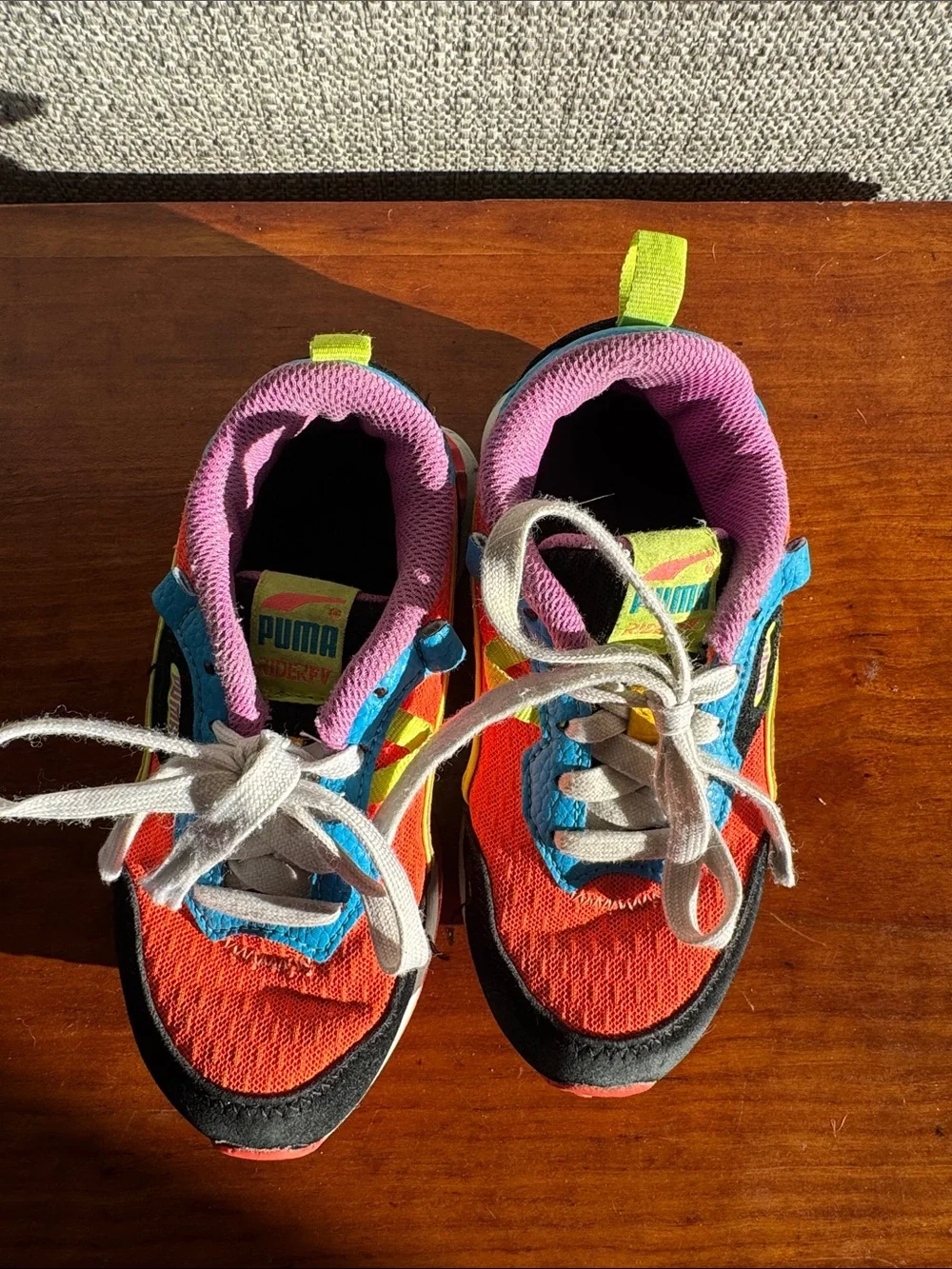 Puma Rider FV ‘Lava’ Toddler Unisex Size 11 Multicolor Athletic Sneaker